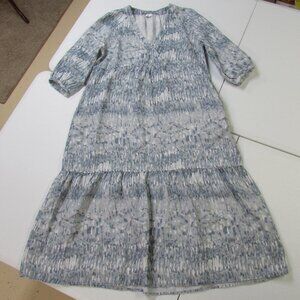 Poetry 100% Linen Dress Pockets Size 10